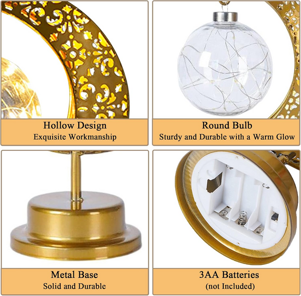 Nuraya- Crescent Moon Table Lamp